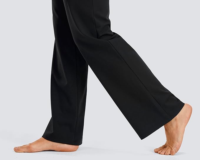 JOYSPELS Smooth Feeling Wide-Leg Maternity Leggings Over The Belly Soft Pregnancy Yoga Lounge Pants for Women LARGE
